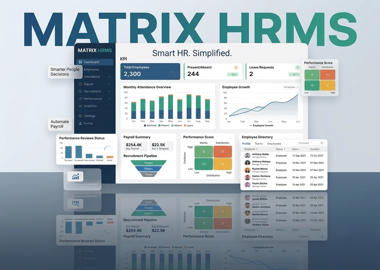 Matrix HRMS Cloud Payroll
